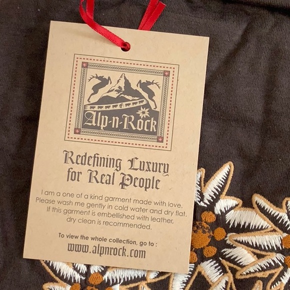 Alp-n-Rock EDELWEISS Turtleneck Top -Chocolate - Picture 12 of 16